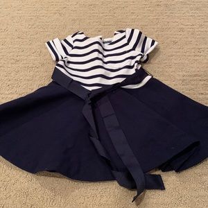 Ralph Lauren size 9mo navy & white dress